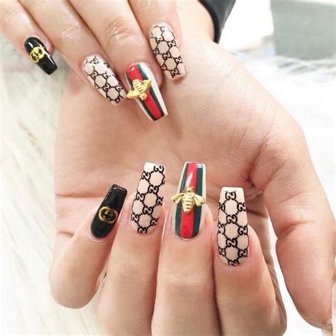 gucci nail art stamp|Gucci nail polish 2020.